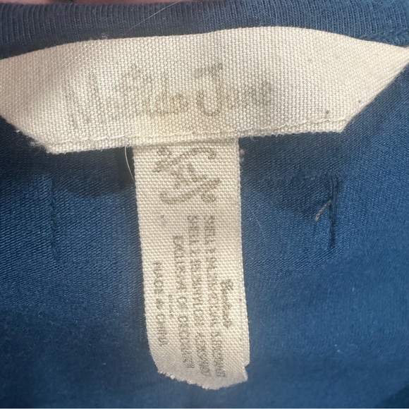 Matilda Jane Gold and Blue Sleeveless Tiered Blouse - Picture 6 of 8